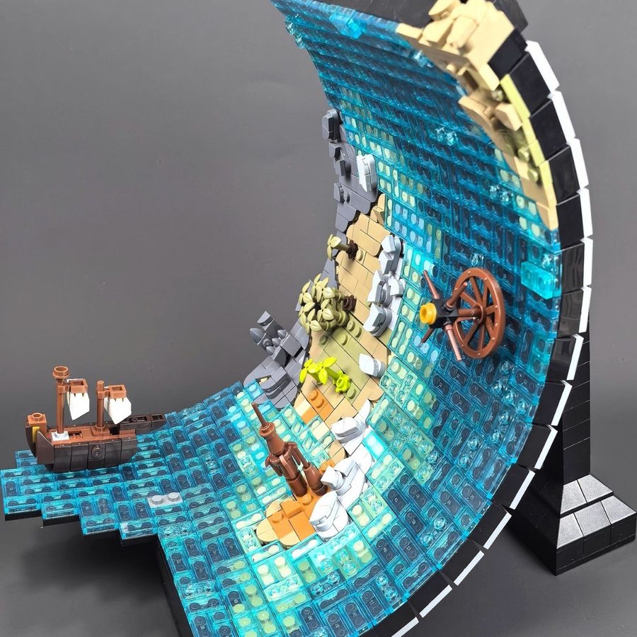 3D Island Art – LEGO kopija