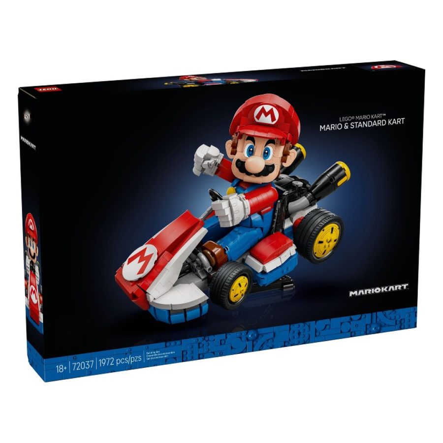 Mario Kart – Mario & Standard Kart 72037 – LEGO kopija