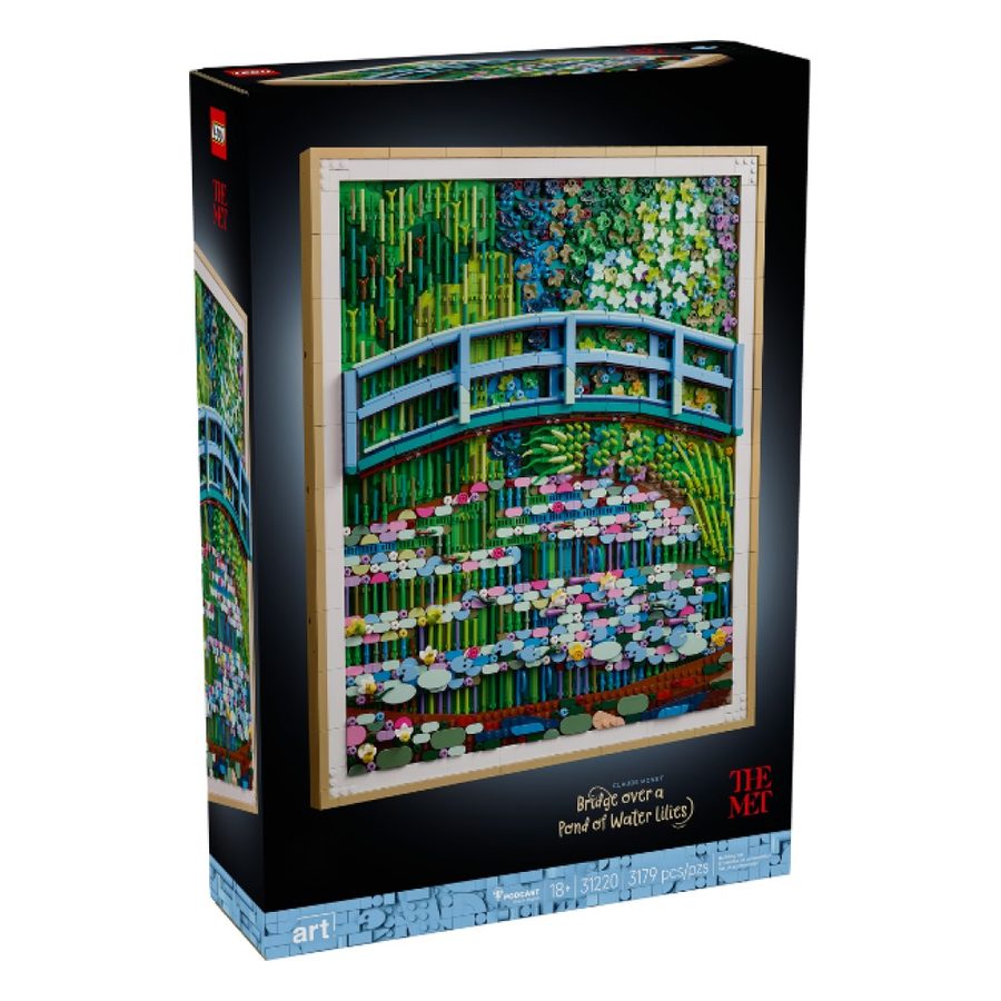 Art Claude Monet – Bridge over a Pond of Water Lilies 31220 – LEGO kopija