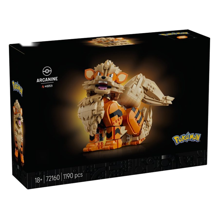 Pokémon Arcanine 72160 – LEGO kopija