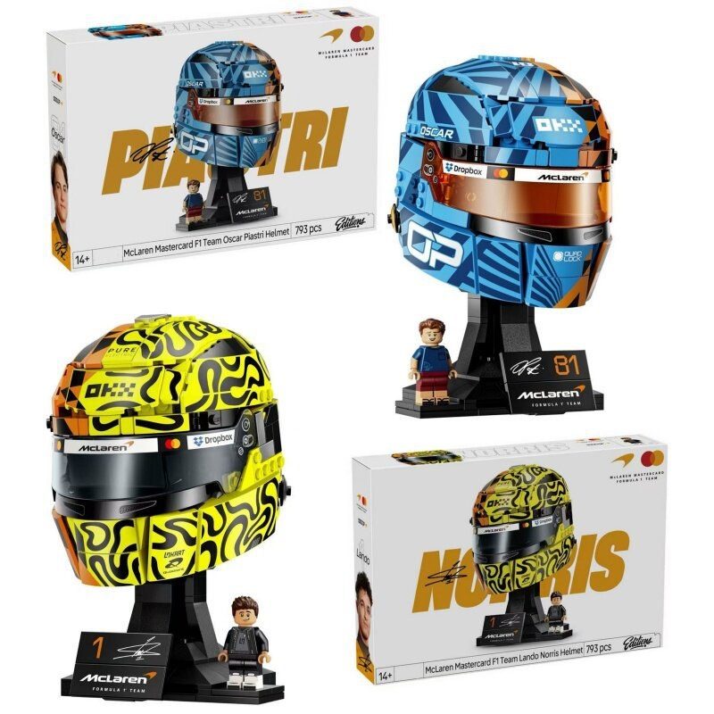 McLaren Oscar Piastri Helmet 43017 – LEGO kopija