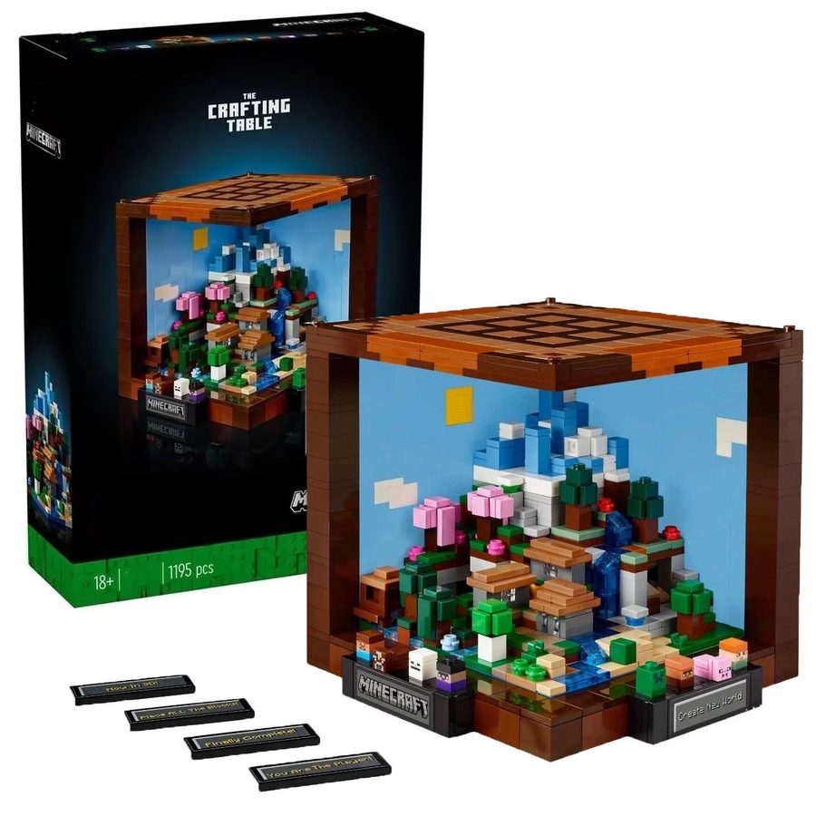 Minecraft Crafting Table 21265 – LEGO kopija