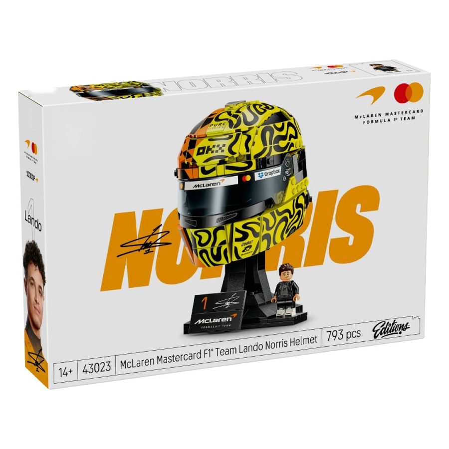 McLaren F1 Lando Norris Helmet 43023 – LEGO kopija